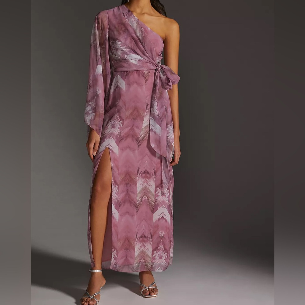 Nikita Mhaisalkar One-Shoulder Maxi Dress Anthropologie